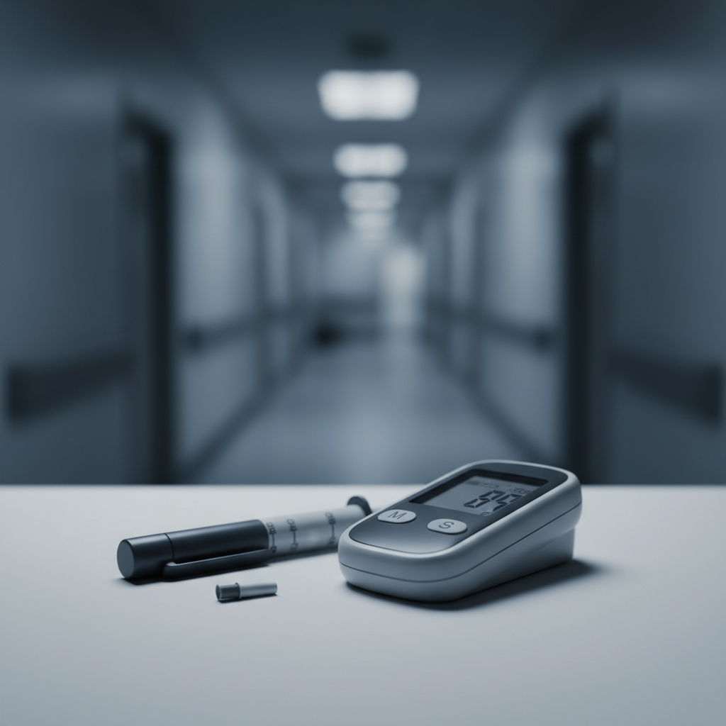 Clinical healthcare setting representing the global diabetes crisis